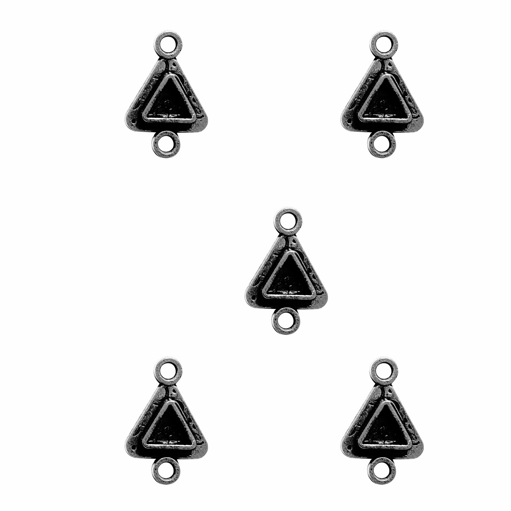 Bezels Spellbinder Paper Arts Triangles Two Die Template, Pack of 5, Silver