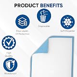 ViraCare 20x Premium Incontinence Bed Pads 60x90 cm Disposable Bed Mats view 6
