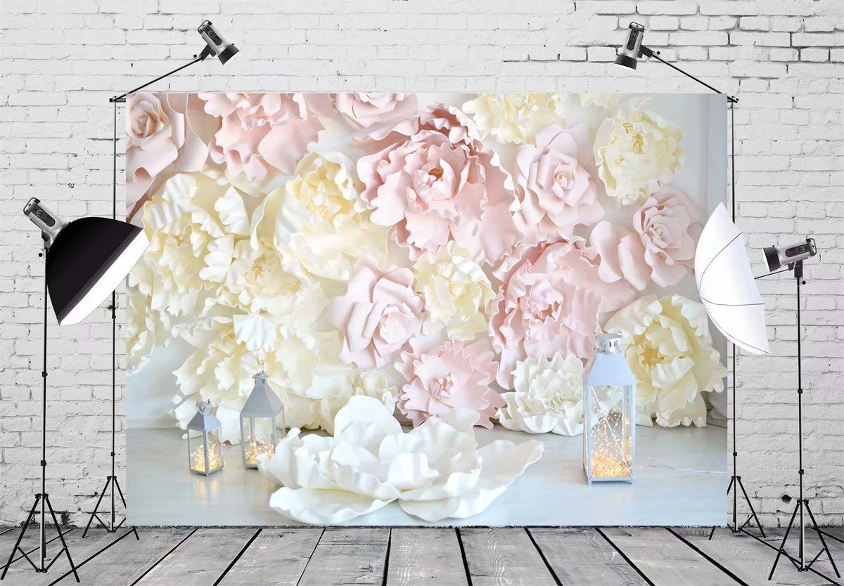 Buy BELECO 7x5ft 3D Flower Backdrop Flower Wall Decoration for Holiday