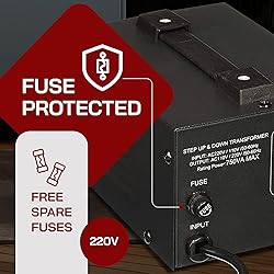 LiteFuze 750 Watt Voltage Converter Transformer