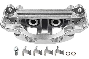 A-Premium Disc Brake Caliper Assembly with Bracket Compatible with Select Chevy and GMC Models - Silverado 2500 HD/3500 HD/Si