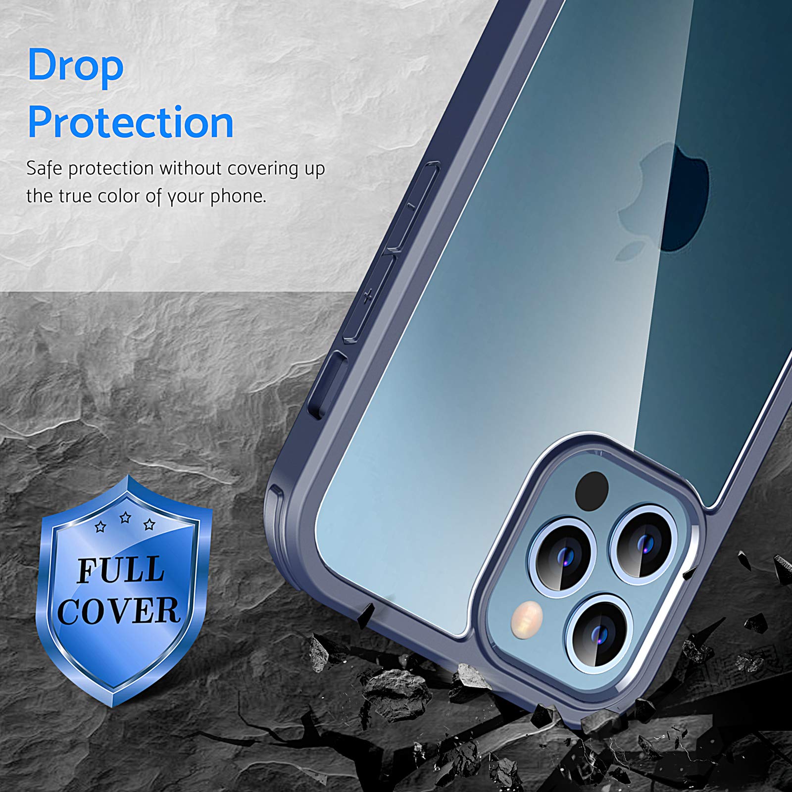 Dosnto Double Sided Clear Case For Iphone 12 Pro Max Desertcart