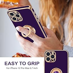 Hython Case for iPhone 12 Pro Max Case with Ring
