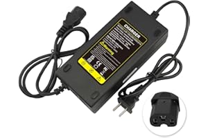 FANCY BUYING Charger for 48V 20AH Lead Acid Battery Scooter E-Bike Charger 100V-240V Input Supply 4 feet Cord