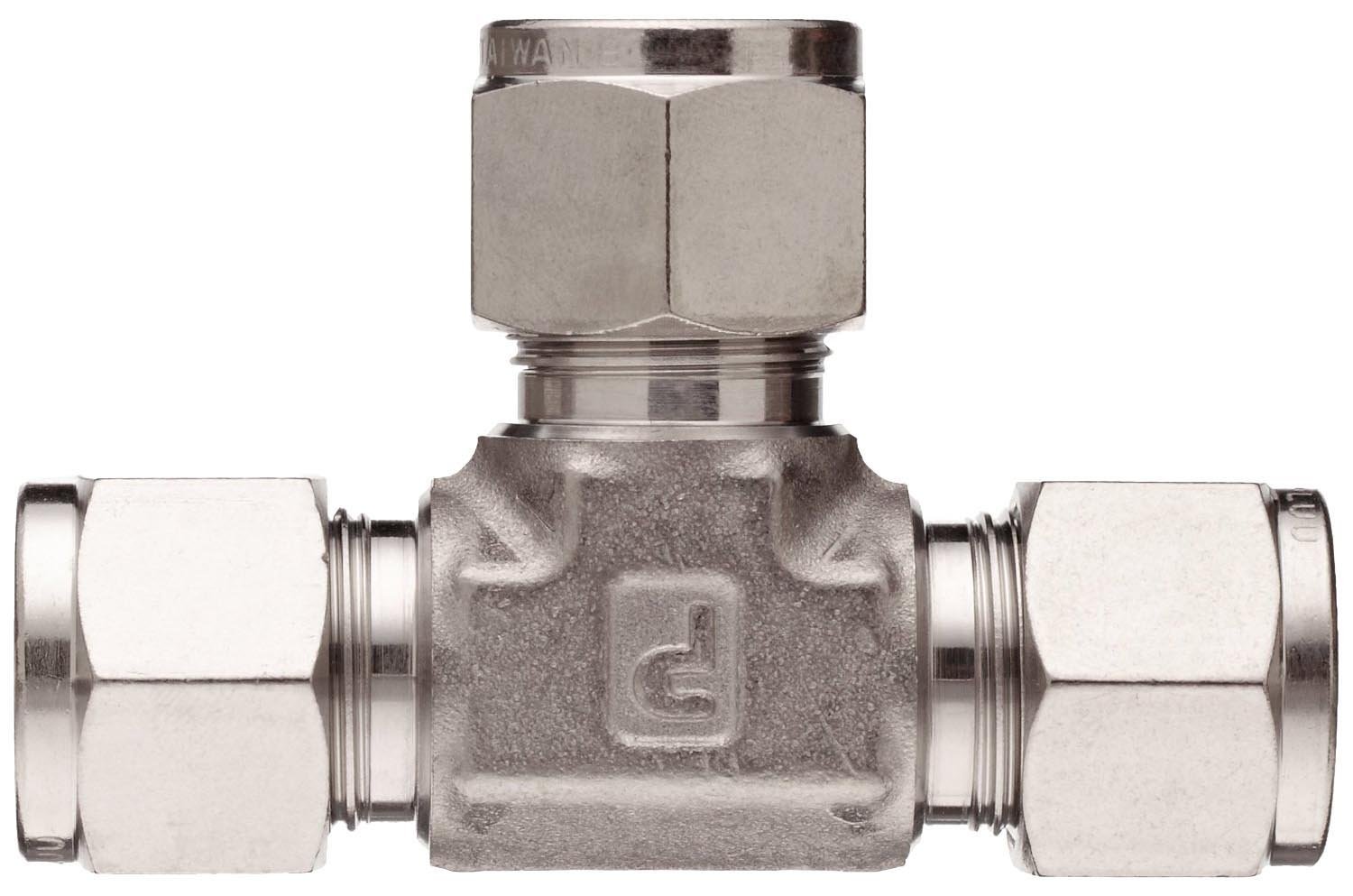 Raccords Compression En Acier Inox 304 - Robinets à Tournant Sphérique Et Raccords En L/T - Pour Tubes OD 3 à 20mm - Gaz Et Eau