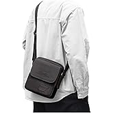 Small Crossbody Bag for Men,Canvas Messenger Shoulder Bags Crossbody Satchel Bag Men's Side Bags Over the Shoulder Purse