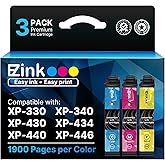 E-Z Ink Remanufactured Replacement for 288XL Ink Cartridges for 288 XP-430 | Compatible for 288XL for Epson Expression Home XP-446 XP-440 XP-330 XP-340 XP-430 XP-434 Printer(3Pack,C/M/Y with Latest chip