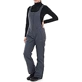 SkiGear Women's Essential Insulated Bib Overalls, Steel, 4X Tall