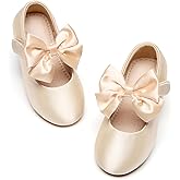 Otter MOMO Toddler/Little Girls Mary Jane Ballerina Flats Shoes Slip-on School Party Dress Shoes
