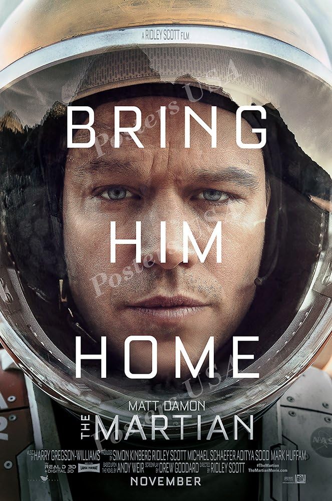 PremiumPrints - The Martian Movie Poster Glossy Finish Made in USA - MOV178 (24" x 36" (61cm x 91.5cm))
