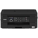 Brother Wireless All-in-One Inkjet Printer, MFC-J491DW, Multi-function Color Printer, Duplex Printing, Mobile Printing,Amazon Dash Replenishment Enabled, Black, 8.5 (MFCJ491DW)