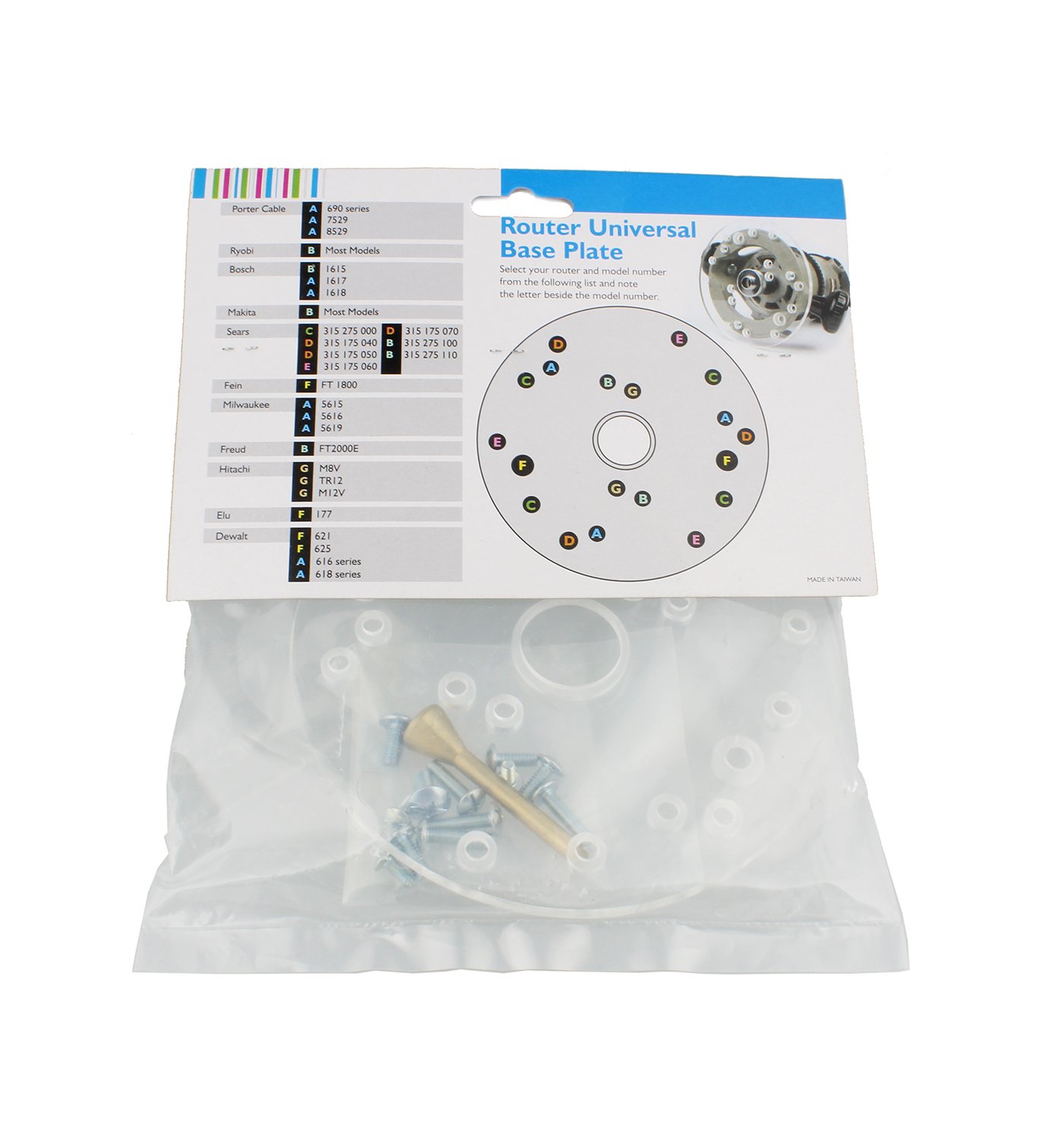 DCT Universal 6.5" Inches Acrylic Router Table Base Plate Mount for  Porter-Cable, Ryobi, Bosch, Makita, Hitachi, Dewalt - - Amazon.com