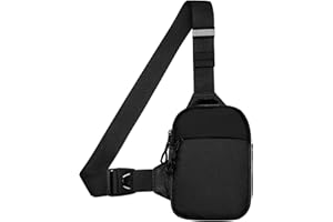 Long Keeper Mini Sling Bag - Men Women Small Waterproof Crossbody Bag Casual Phone Chest Bag for Travelling Hiking