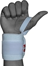 AQF Power Weight Lifting Wrist Wraps Pair 3in x 13in Supports view 5