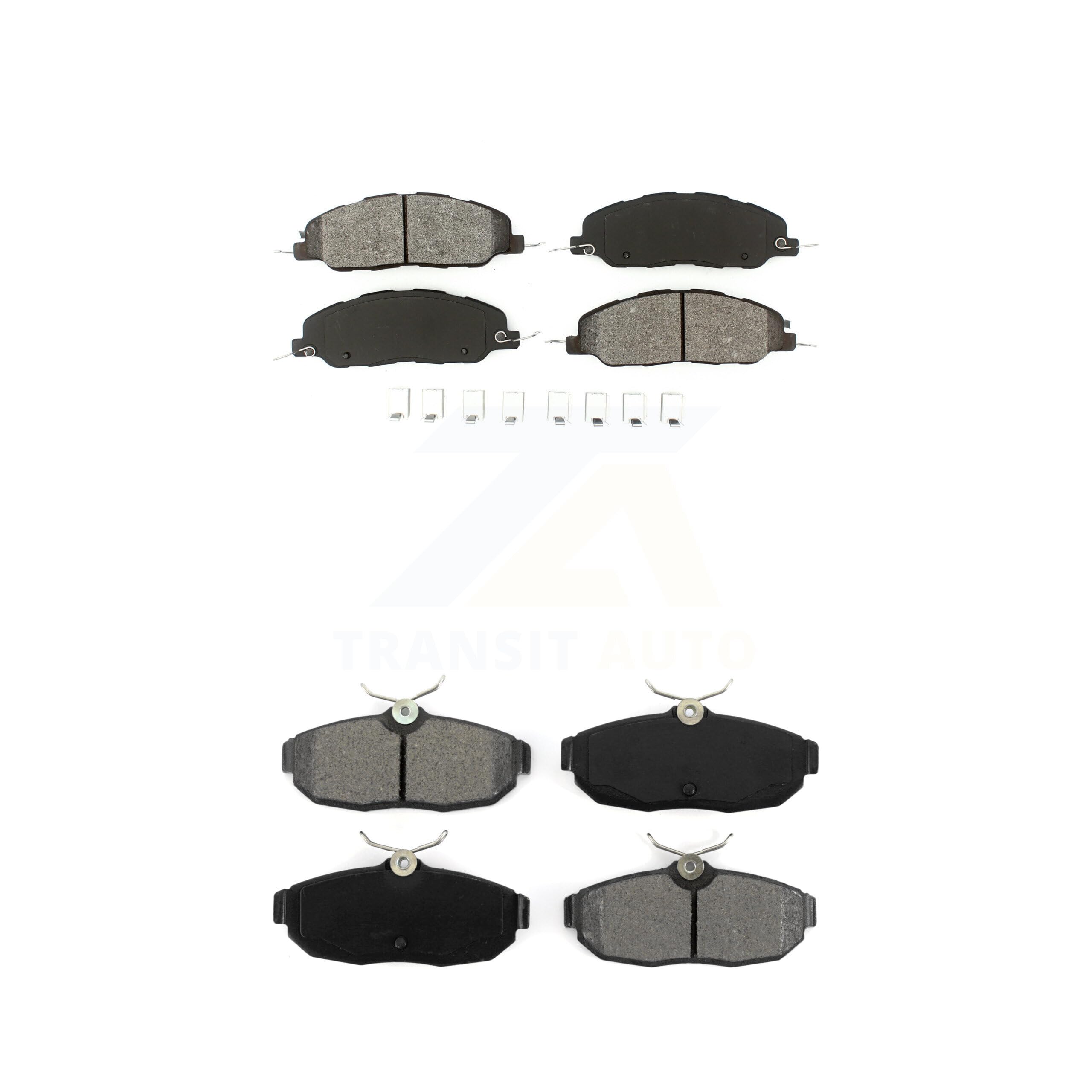 SIM Front Rear Semi-Metallic Brake Pads Kit