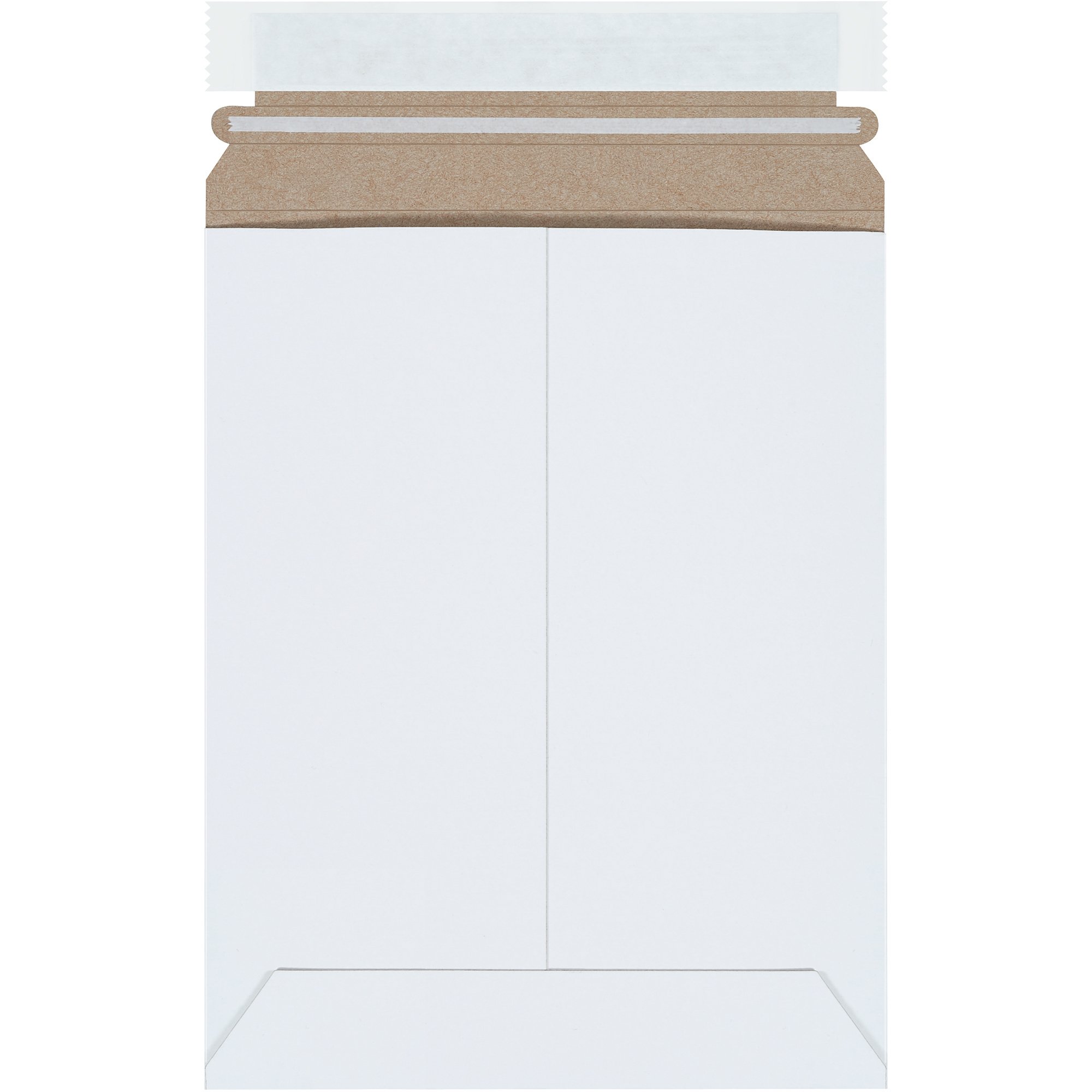 Photo 1 of BOX USA Rigid Mailers 6" x 6" (200-Pack) - Cardboard Mailer Envelopes for Photos, Trading Cards, Small Art Prints - Stay Flat