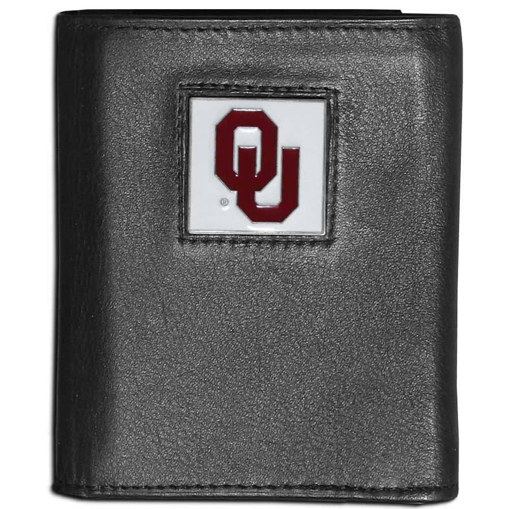 Siskiyou Sports NCAA Oklahoma Sooners Leather Tri-Fold Wallet