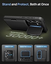 SIXBOX for Samsung Galaxy S25 Case Wallet, Built-in