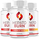 (3 Pack) Hepato Burn Capsules, Official Hepato Burn Pills with All Natural Premium Ingredients, Hepatoburn Energy and Fitness Vitamin Supplement, Hepatoburn Lifestyle Powered by Nature (180 Capsules)