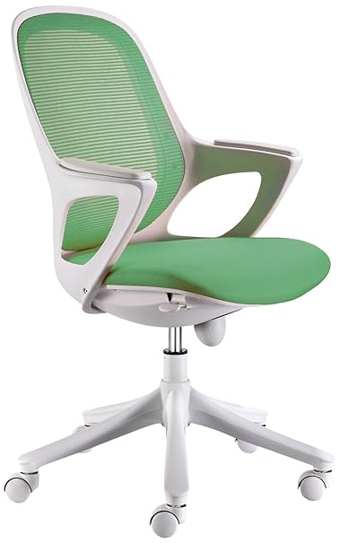 Amstyle Bürostuhl MAGLO Stoff Schreibtischstuhl Drehstuhl Bürosessel mit Armlehnen grün