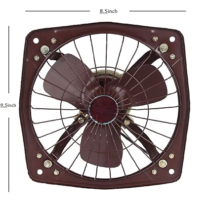 A&Y Brijlax(Heavy Duty) Metal Fresh Air Exaust Fan for Kitchen/Bathroom Made in India (150