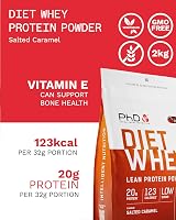 PhD Diet Whey Low Calorie Protein Powder Salted Caramel 62 Servings view 4