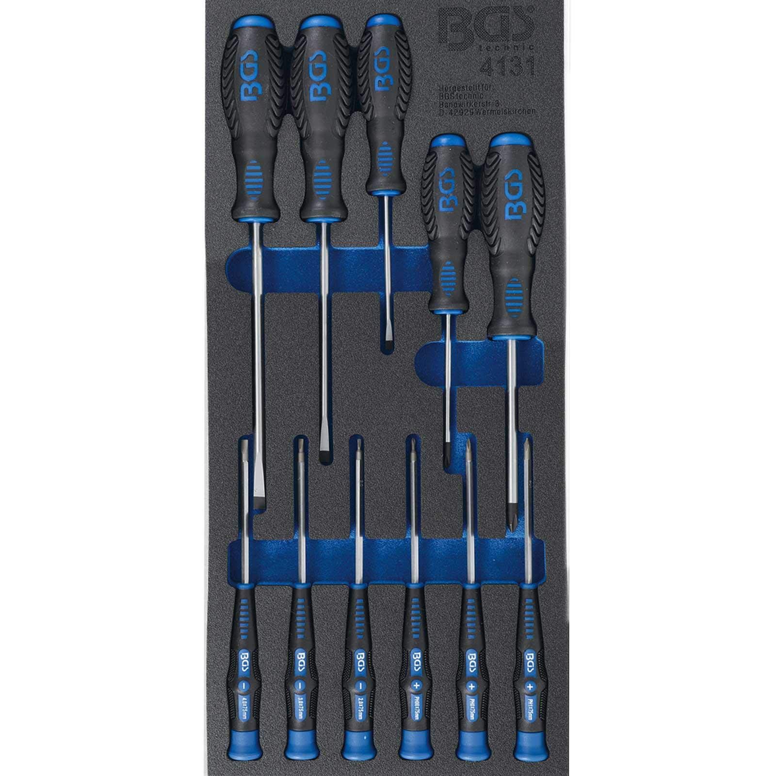 BGS 4131 | Tool Tray 1/3: Screwdriver Set | 11 pcs.