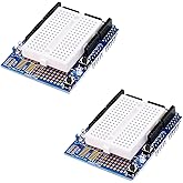 DIYables Breadboard Shield for Arduino Uno, 2 Pieces