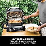 Ninja Woodfire Electric BBQ Grill & Smoker 7 in 1 Outdoor Grill Air Fryer view 5