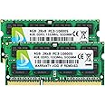DUOMEIQI Pc3-10600 ddr3 ram 8GB (2 X 4GB) 1333Mhz ddr3 Sdram 2Rx8 Pc3 10600s Sodimm Pc3 10600 ddr3-1333 Pc3-10600S 204-Pin CL9 1.5V Non-Ecc Unbuffered for Laptop