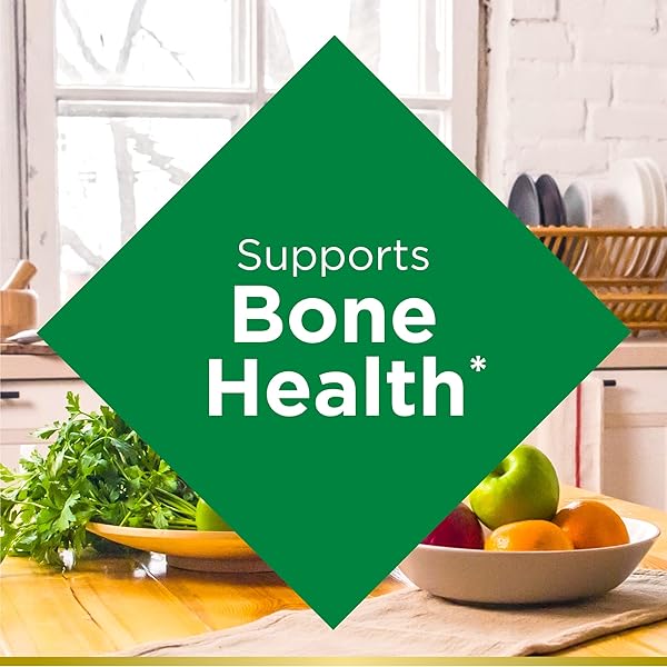 NATURE’S BOUNTY CALCIUM 1200 MG WITH VITAMIN D3 – BONE HEALTH SOFTGELS, CALCIUM AND VITAMIN D SUPPLEMENT, 120 CT (2-PACK)