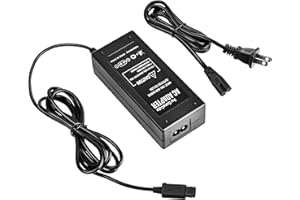 NOVEMS Gamecube Power Supply, Gamecube Power Cord, Gamecube AV Cable & AC Power Adapter Set, Compatible with Nintendo Gamecube NGC System… (without av cable)