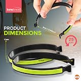 SOL 4pk Trouser Clips with 25cm Reflective Bands for Bicycle Visibility view 2
