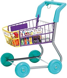 metal childs shopping trolley