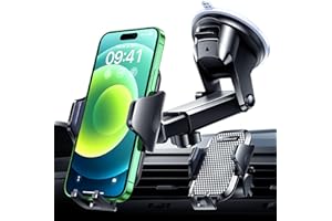 VANMASS Car Phone Holder 2025 Military-Grade Phone Holder for Your Car Windshield Dashboard【 65 Lbs Strongest Suction】【Patent & Safety Certs】 Universal Cell Phone Car Mount for iPhone Samsung Android