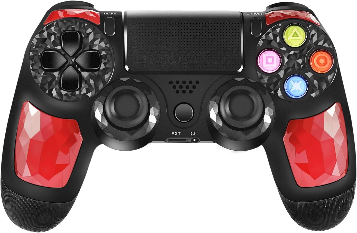 Wireless Game Controller Compatible with PS4/ Slim/Pro Console with USB Cable