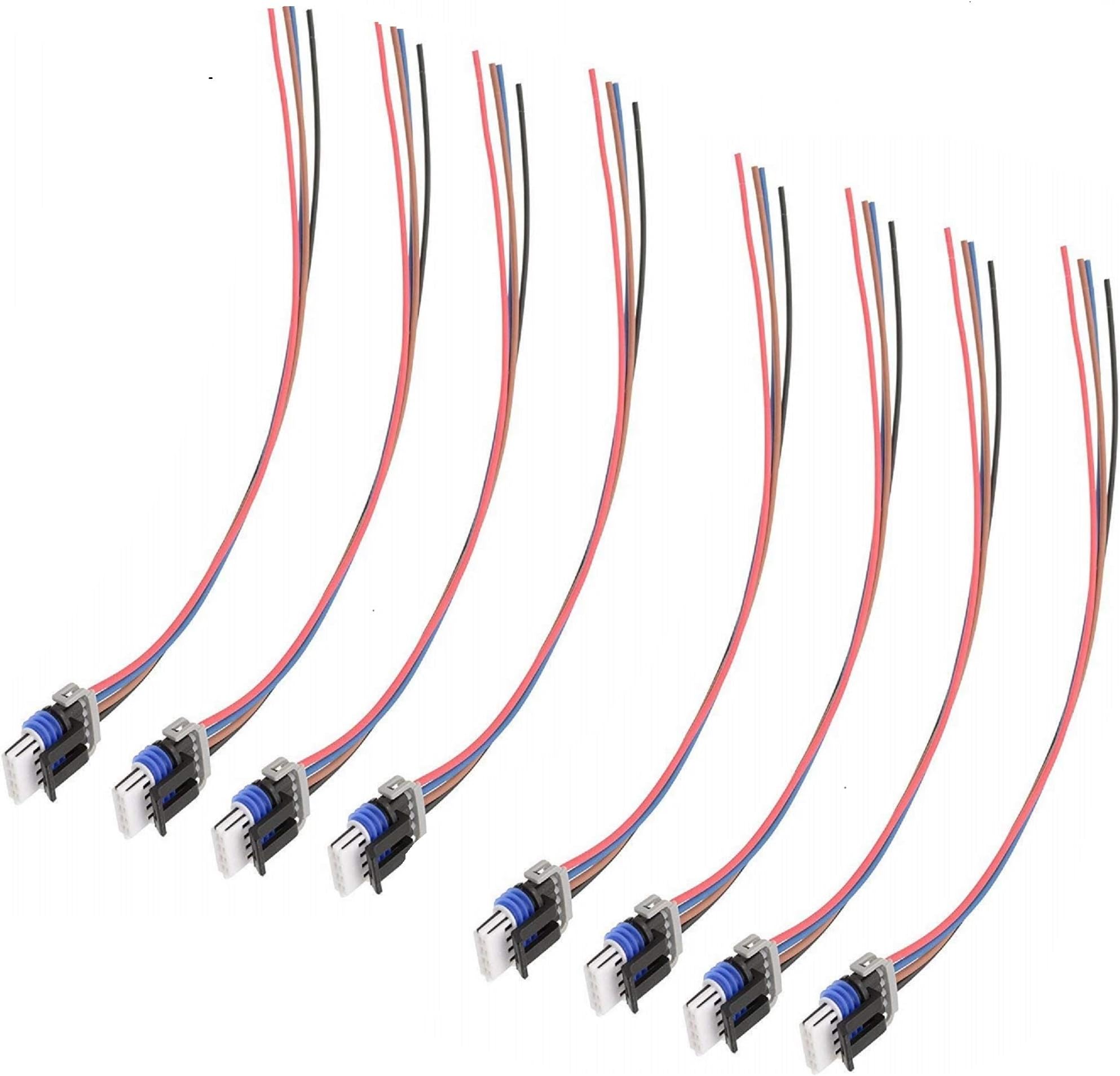 Michigan MotorsportsIgnition Coil Connector Wiring Harness Pigtail Fits GM LS2 LS7 LQ4 5.3 6.0 8.1 Truck QTY 8