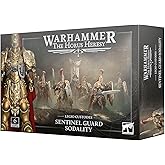 Warhammer The Horus Heresy Legio Custodes Sentinel Guard Sodality, 6 Plastic Miniatures with Praesidium Shields