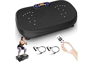 SAVEYOUR Vibration Plate Exercise Machine Whole Body Workout Vibration Fitness Platform for Home Fitness with Remote Control