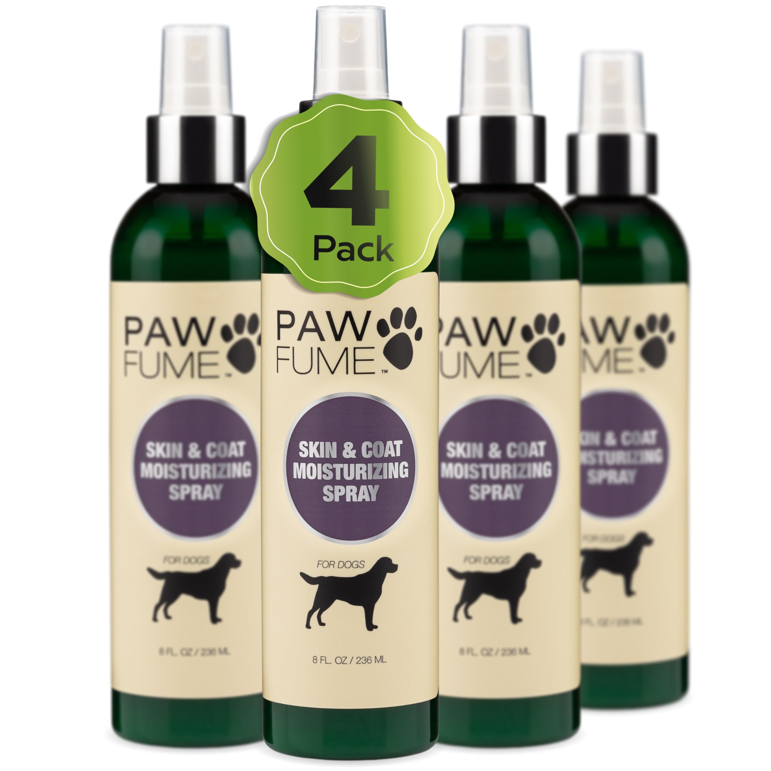 PAWFUME Skin & Coat Detangler Spray for Dogs, 4-Pack – Soothe Dry, Itchy Coats Quickly – Non-Toxic Chamomile & Oat Formula, Essential Fatty Acids & Vet-Certified – Dog Detangler Spray Dematting Care Image PAWFUME Skin & Coat Detangler Spray for Dogs, 4-Pack – Soothe Dry, Itchy Coats Quickly – Non-Toxic Chamomile & Oat Formula, Essential Fatty Acids & Vet-Certified – Dog Detangler Spray Dematting Care Image