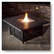 Alfresco Home Ramblas Cast Aluminum Outdoor Gas Fire Pit Table