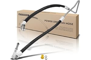 A-Premium Power Steering Pressure Hose Line Assembly Compatible with Cadillac DTS & Buick Lucerne, 2006 2007 2008 2009 2010 2011, 4.6L, with O-ring, Pump to Gear/Rack