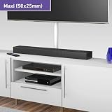 D-Line Maxi Trunking 50mm x 25mm White 1m TV Cable Tidy view 6