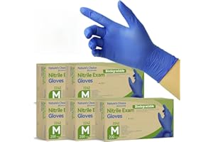 Jointown Biodegradable Nitrile Exam Gloves, Disposable Medical Surgical Gloves, Violet Blue Nitrile Glove, Latex Free, Food Safe, 1000 Count, Medium