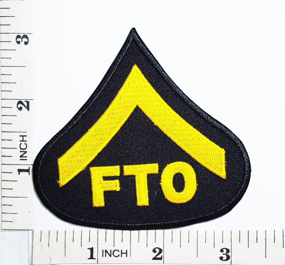 Corporal FTO Officer Police Security Chevrons Stripes Patch Uniform
