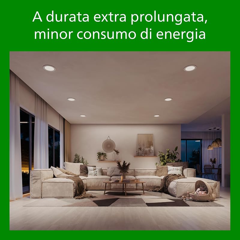 Diamond Cut UltraEfficient, Faretto ad incasso, Seconda generazione, 2W, 310lm, 80cm, Luce Bianca Calda 3000K, Bianco — foto 5 di 8