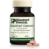 Standard Process Congaplex Chewable - Supplement for Immune System Support with Vitamin A - Supports Thymus Gland & Protein Synthesis - Non-Dairy & Non-Soy - 90 Tablets (30 Servings)