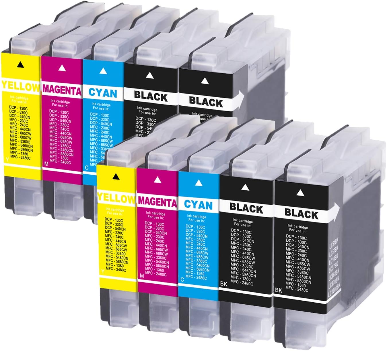 LC970XL/LC1000M Cartuccia Compatibile Magenta Per Brother DCP 130C - Foto 11