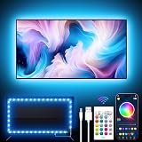 GIPOYENT LED TV Backlight 7M RGB Bluetooth Music Sync 65-85 inch 23ft