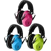 Floriogra 3 Pack Noise Canceling Headphones for Kids, Kids Ear Protection Earmuffs for Autism, Toddler, Children, Noise Cancelling Sound Proof Earmuffs/Headphones for Concerts, Air Shows, Fireworks